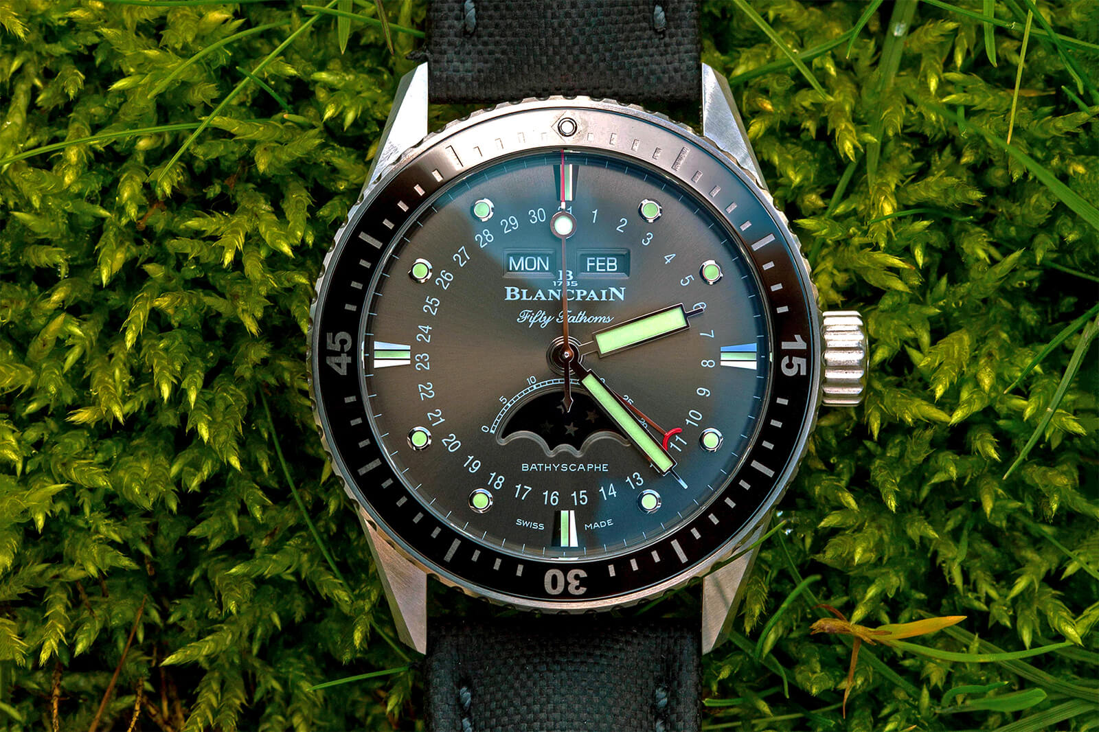 Blancpain Fifty Fathoms Bathyscaphe Complete Calendar Watch Review