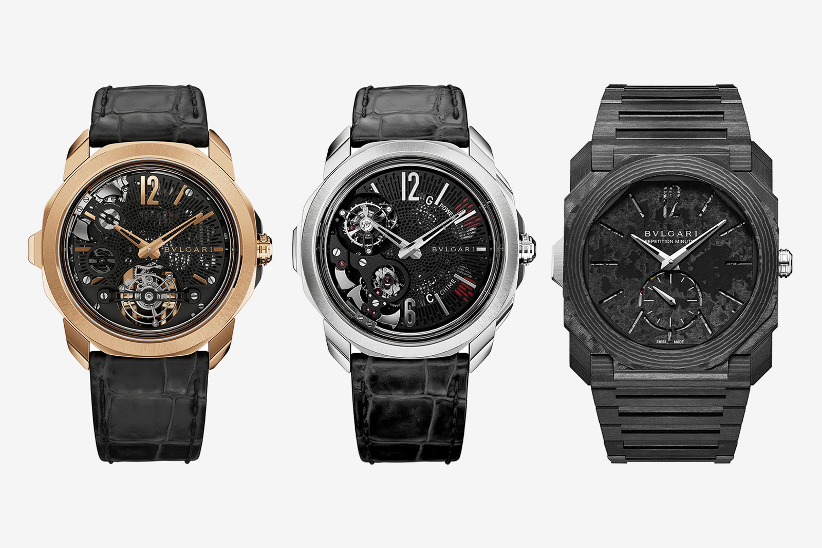 Bulgari Tackle Music Theory with Octo Roma Grande Sonnerie, Carillon Tourbillion and Finissimo Minute Repeater Carbon