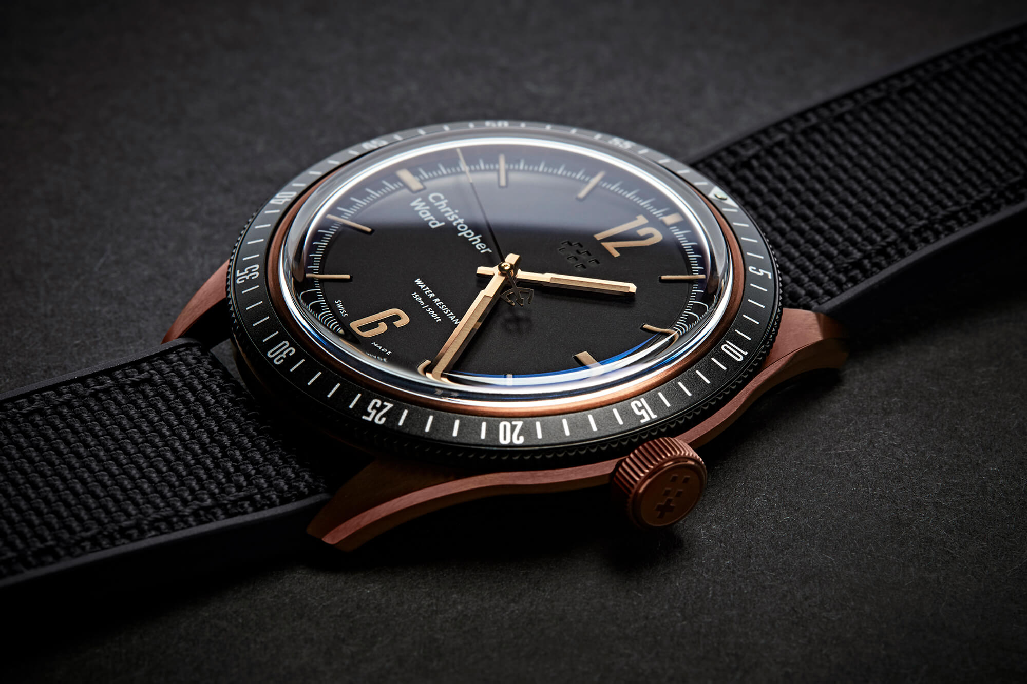 Introducing: Christopher Ward C65 Black Gold Dive Watch