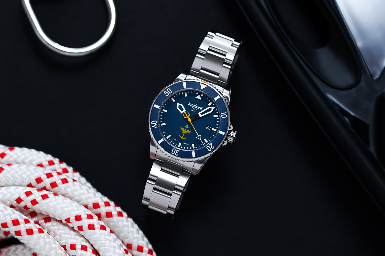 Hanhart Introduce FLY NAVY Aerosphere Limited Edition Fusing Pilot and Dive Watch Design