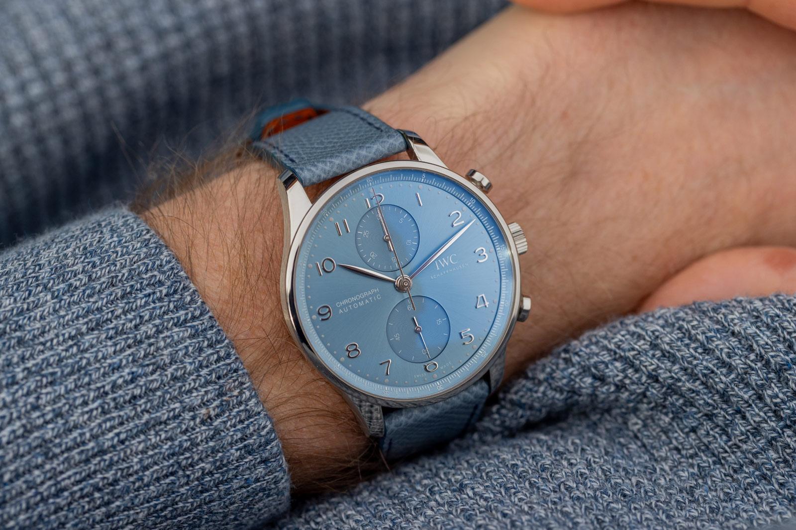 IWC Portugieser Automatic 40 and Chronograph Horizon Blue Watch Review