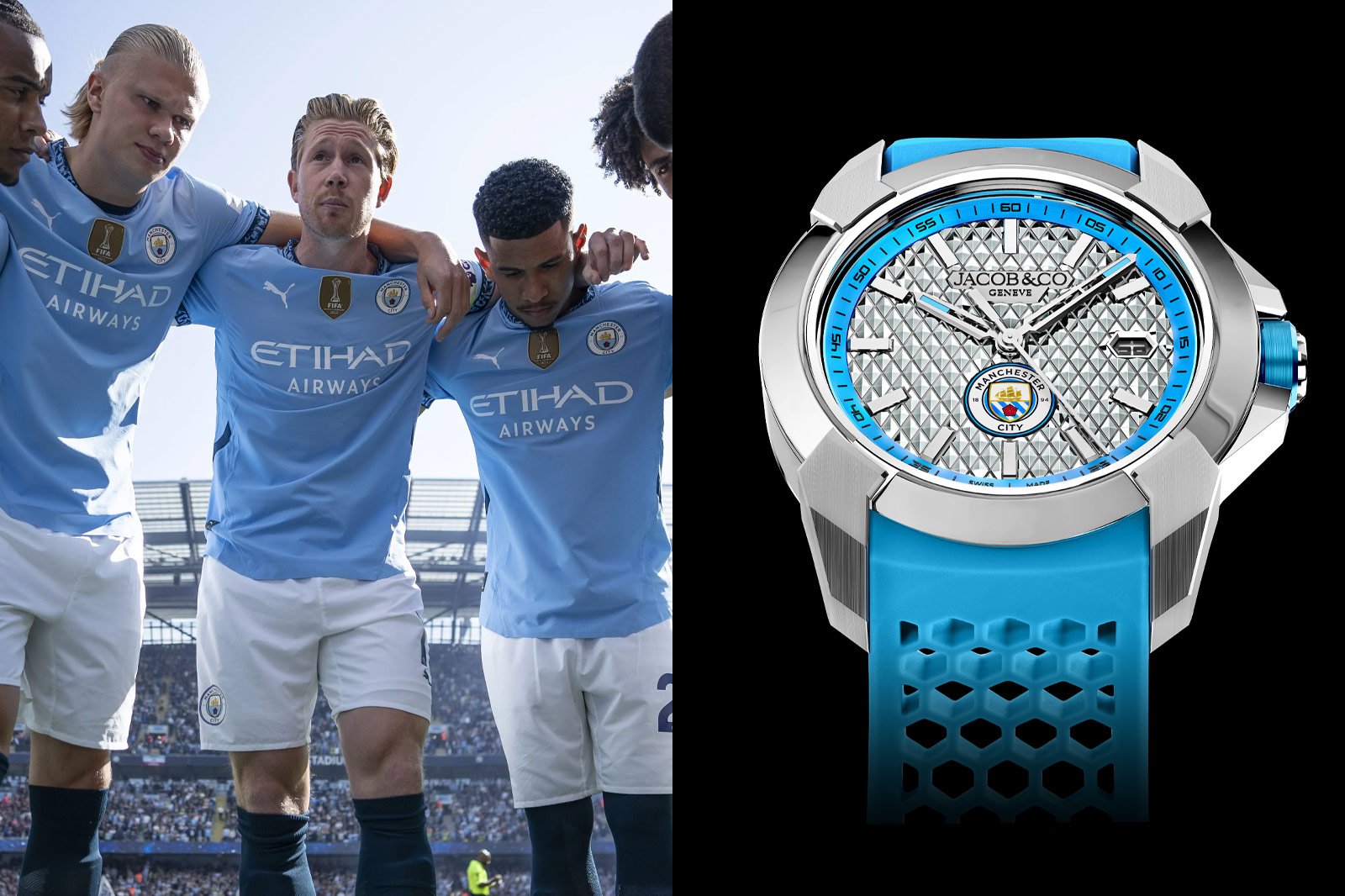 Jacob & Co. Announce Manchester City Partnership and Trio of Epic X Collaborations