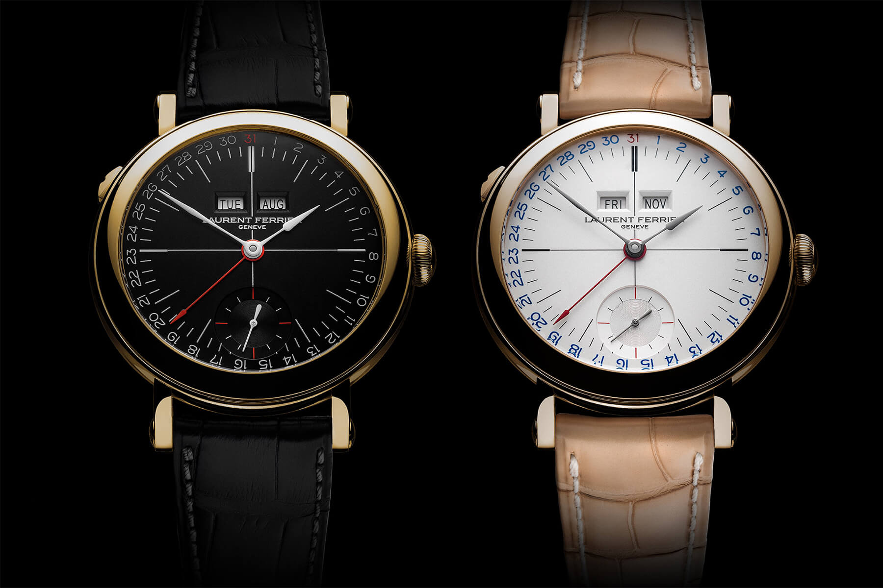 Laurent Ferrier’s New-Look Galet Annual Calendar School Piece Opaline Watch