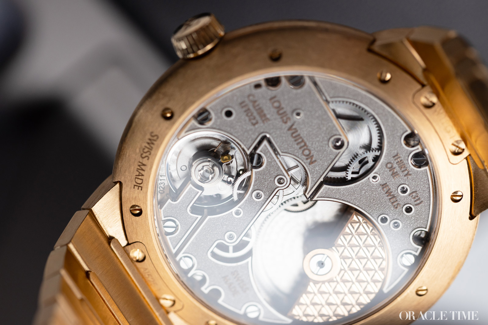 Louis Vuitton Tambour Automatic 40mm Caseback