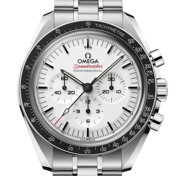 Chronograph Omega Speedmaster Moonwatch (White Dial)