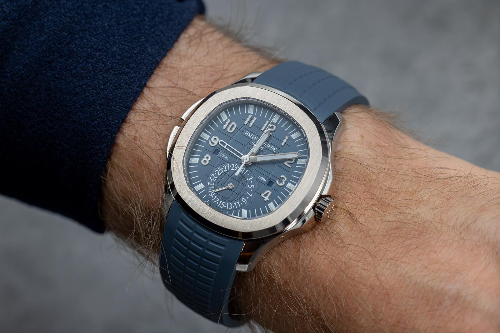 Patek Philippe Release Aquanaut Travel Time Ref. 5164G in White Gold for the First Time