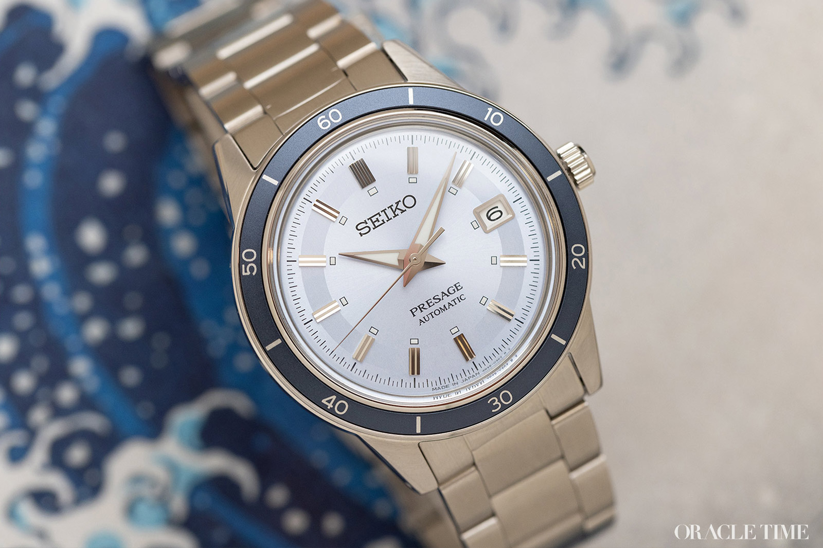 Seiko Presage Style 60s Retro Blue European Exclusive SRPL19