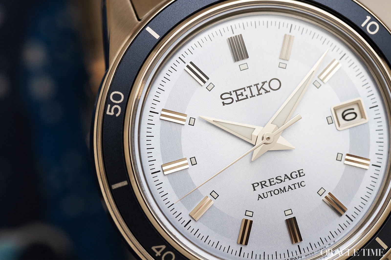 Seiko Presage Style 60s Retro Blue European Exclusive SRPL19