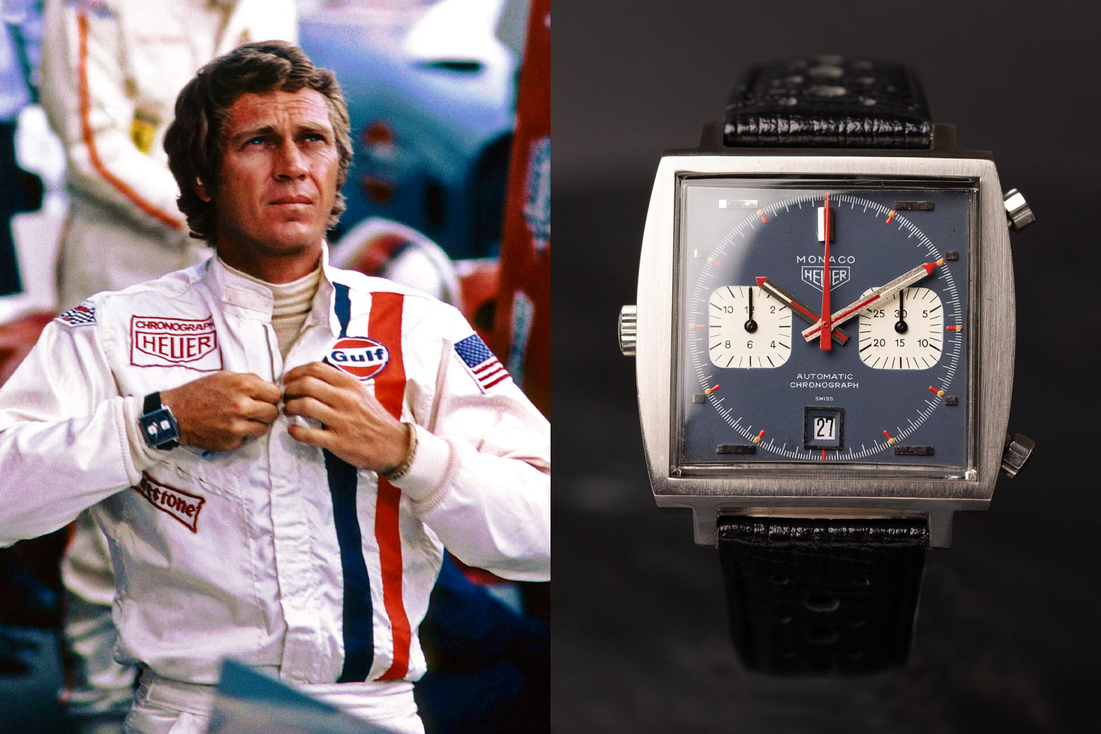 Legendary Steve McQueen Le Mans Heuer Monaco Heads to Auction