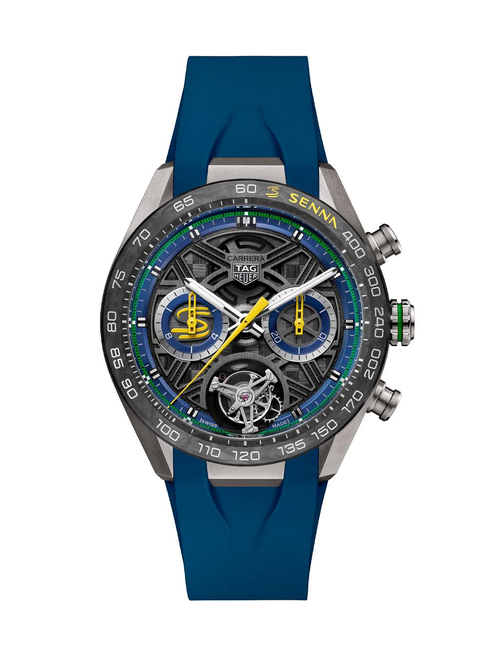 Tag Heuer Carrera Chronograph Tourbillon x Senna 