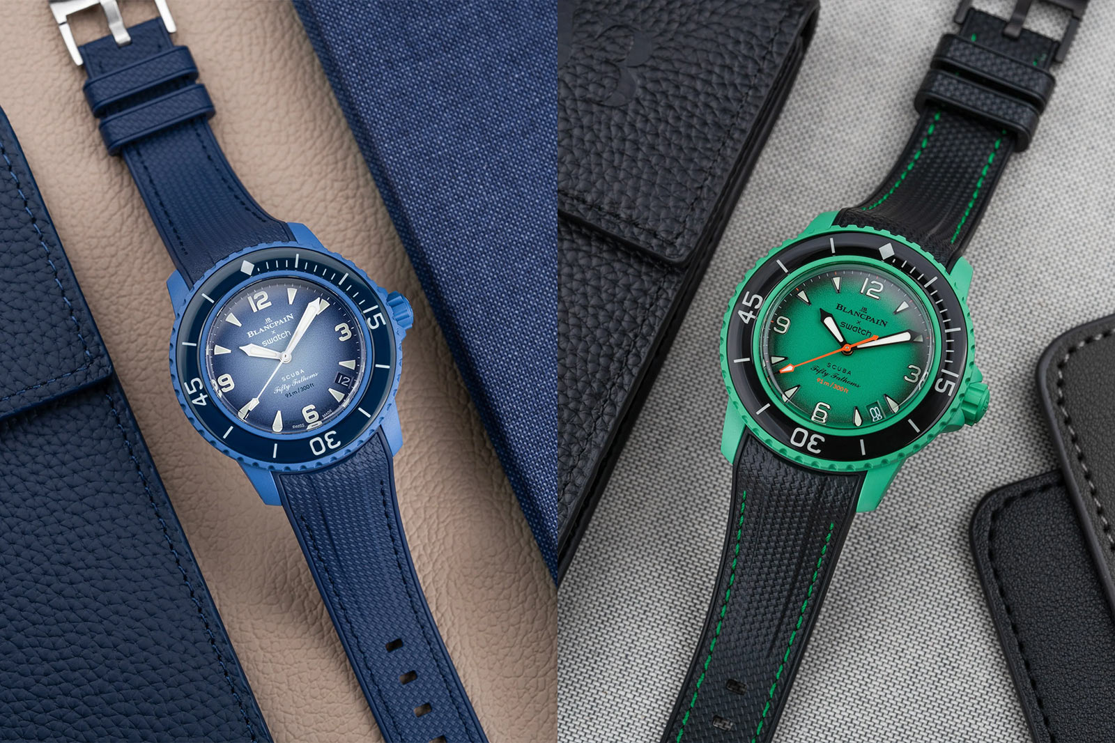 Wristbuddys’ Premium Rubber Strap Is the Perfect Fit for the Swatch x Blancpain Scuba Fifty Fathoms